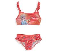 Costume 2 pezzi da mare Disney Frozen ufficiale per bambina piscina BIO 5365
