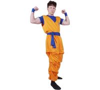 Costume a 3 pezzi di Son Goku nel Genio delle Tartarughe del Mare | Taglia: S