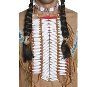 Costume Accessorio Fantasia Smiffys Con Pettorale Indiano Autentico Western