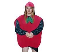 Costume adulto frutta Halloween - vestito di spettacolo scenico, abbigliamento traspirante progettato per le prestazioni sul palco, accessori per il carnevale, la festa il concerto e abiti per gioco