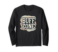 Costume alla Moda con Questa Grafica Buff Zone Maglia a Manica