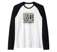 Costume alla Moda con Questa Grafica Buff Zone Maglia con Maniche Raglan