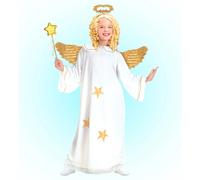 Costume Angelo per bambini con aureola
