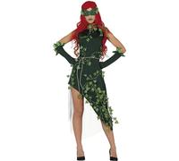 Costume antieroina botanica pianta cattiva edera donna