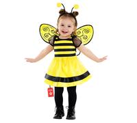 Costume Ape Bambina Vestito Carnevale con Ali per Halloween Compleanni e Party