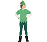 COSTUME ARCIERE ROBIN HOOD TAGLIA 5-6 ANNI PETER PAN