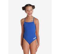 ARENA Solid Challenge Team Junior Costume Intero Bambina, Costume da Bagno Sportivo ad Asciugatura Rapida, Tessuto MaxLife Eco con Massima Resistenza al Cloro e Protezione UV UPF 50+