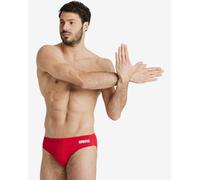 Arena Slip Uomo Team Solid Rosso-Bianco Taglia 50