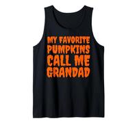 Costume Autunnale per Halloween My Favorite Pumpkins Call Me Grandad Canotta
