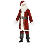 COSTUME BABBO NATALE CARNEVALE VESTITO ADULTO SANTA CLAUS UOMO CHRISTMAS COMPLET