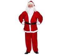 Costume Babbo Natale uomo, rosso, XX-LARGE