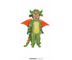 COSTUME BABY DRAGO DRAGHETTO DRAGON TAGLIA 12-18 MESI