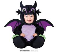 COSTUME BABY DRAGO NERO 18-24 MESI