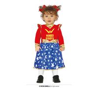 Costume super eroina neonata bambina