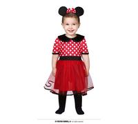 Costume da Topolina Minnie Bambina Vestito Carnevale topina 12-24 mesi halloween