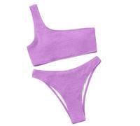 Costume Bagno Donna Due Pezzi Bikini Set Halter Stampa Neck Swimsuit Vita Alta Costumi Beachwear Pareo Tankini Estiva Spiaggia Mare Estate 2025