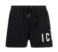 Costume Bagno Mare Uomo DSQUARED 2 ICON SWIM BRIEF D7B8P4570 BOXER MIDI BLACK