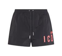 Costume Bagno Mare Uomo DSQUARED 2 ICON SWIM D7B8P4570 BOXER MIDI BLACK CORALLO