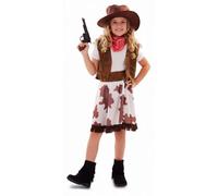 Costume Bambina Cowgirl Taglia 5/6 Anni