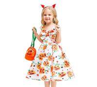 Costume Bambina Halloween da Vampiro Vestito Mon Premier Bebe Fille Abbigliamento Bambino Robe de Princesse per Carnevale Party Cosplay