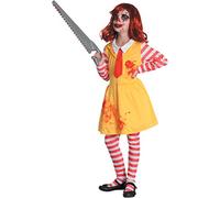 Costume bambina Horror clown girl, 5-7 anni