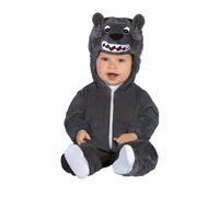 COSTUME CARNEVALE LUPO VESTITO GUIRCA NEONATO ANIMALE UNISEX WOLF CATTIVO