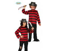 Costume Bambino Horror Halloween Nightmare Freddy Krueger 10/12 Anni