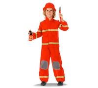 Costume Bambino Pompiere Taglia 6/8 Anni