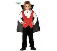 Costume Bambino Vampiro Dracula Horror Halloween 3-4 Anni