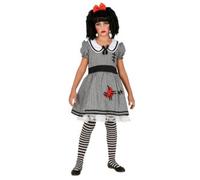 Costume bambola assassina per bambini - taglia 11-13 anni -158 cm -halloween