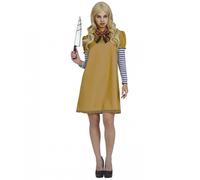 Costume bambola intelligenza artificiale psicopatica assassina ragazza donna