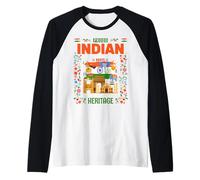 Costume Bandiera Indiana, Idea per Bambini e Bandiera Indiana a Tema Maglia con Maniche Raglan