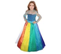 Barbie Principessa Arcobaleno Costume Completo Bambina