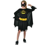 Ciao-Batgirl Costume Bambina Originale DC Comics (Taglia 3-4 Anni), Colore Nero, 11675.3-4