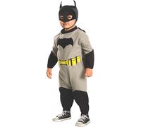 COSTUME BATMAN HALLOWEEN CARNEVALE GUIRCA VESTITO 1-2 ANNI BIMBO NEONATO RUBIES
