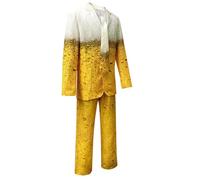 Costume bavarese tedesco, costumi da birra per Halloween Vestire giallo | Birra per abbigliamento per festival festivi, travestimenti per feste 'Oktoberfest, costum