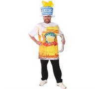 Costume Beer Stein + cappello birra pacchetto Oktoberfest cervo fare abito fa...