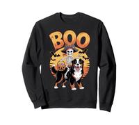Costume Bernese spettrale su Boo Bovaro del Bernese Halloween Felpa