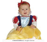 CARNEVALE HALLOWEEN VESTITO BIANCANEVE SETTE NANI PRIMA INFANZIA NEONATO NANO