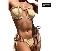 Costume Bikini Donna 2 pezzi Mare Woman 2 Pieces Swimsuit Top Quadrato 550156