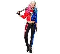 Costume Boland da giullare fatale per adulti, costume in maschera, set di costumi per Halloween, carnevale e feste a tema