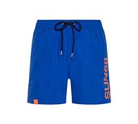 SUN68 Beach Man Swim Pant Macro Logo Short Costume Bagno Uomo Boxer Midi H32103 Taglia S Colore Principale Royal