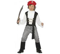 COSTUME CARNEVALE PIRATA BUCANERO BAMBINO VESTITO GUIRCA PIRATA UNISEX
