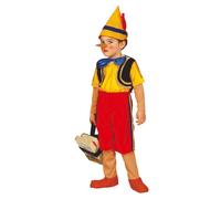 COSTUME ''BURATTINO'' PINOCCHIO TAGLIA 3/4 ANNI WIDMANN