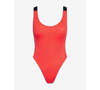 Costume Calvin Klein Scoop Back Intense Power rosso nero donna - L