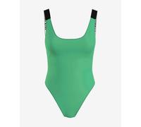 Costume Calvin Klein Scoop Back Intense Power verde chiaro nero donna - M