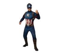 Rubie's Official Avengers Endgame Captain America, Deluxe Adult Mens Costume Sta