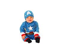 Costume Capitan America Neonato 0-6 mesi SuperEroe Vestito Carnevale
