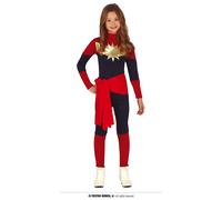 COSTUME CAPITANA DELLO SPAZIO TAGLIA 5-6 ANNI MISS MARVEL