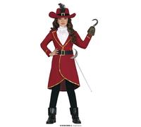COSTUME CAPITANO CORSARO BAMBINA TG. 5/6 ANNI